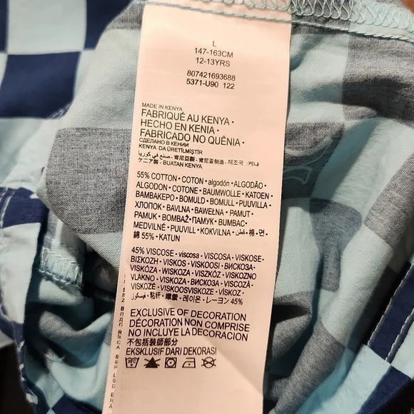 Hurley Blue large 12 13 printed pull on walkshorts large new with tags - Picture 11 of 13